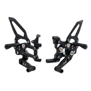 PEDANE REGOLABILI CNC RACING EASY CAMBIO ROVESCIATO DUCATI 1199 PANIGALE 2012-2014