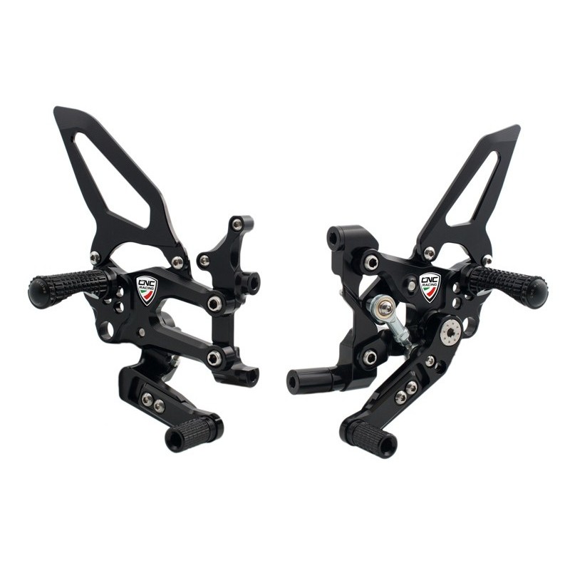 PEDANE REGOLABILI CNC RACING EASY CAMBIO ROVESCIATO DUCATI 1199 PANIGALE S 2012-2014