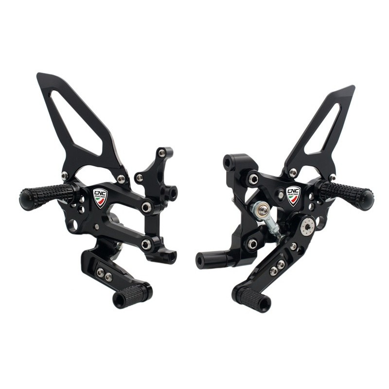 PEDANE REGOLABILI CNC RACING EASY CAMBIO ROVESCIATO DUCATI 959 PANIGALE 2016-2019