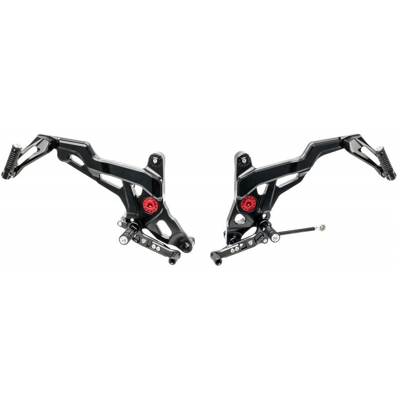 ADJUSTABLE FOOTRESTS CNC RACING MOD. TOURING DUCATI MONSTER 1200 2014-2016