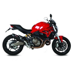 EXHAUST MIVV SUONO STEEL DUCATI MONSTER 821 2014-2017, DEKAT BLACK/CARBON