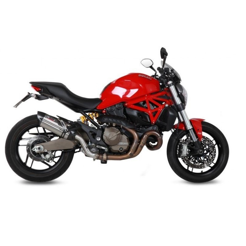 TERMINALE MIVV SUONO DUCATI MONSTER 821 2014-2017, DEKAT ACCIAIO/CARBONIO