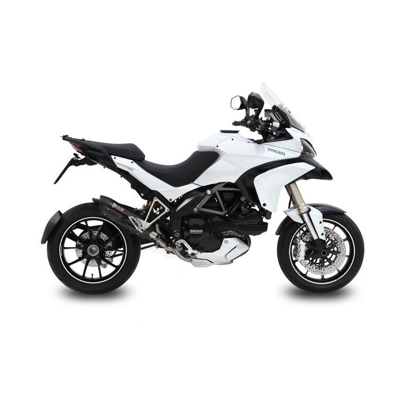 EXHAUST MIVV SUONO DUCATI MULTISTRADA 1200/S 2010-2014, DEKAT BLACK/CARBON