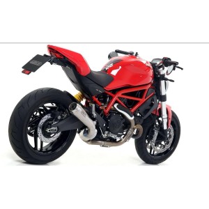 TERMINALE ARROW PRO-RACE DUCATI MONSTER 797 2017-2020, ACCIAIO, DEKAT