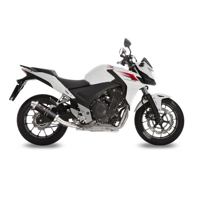 EXHAUST MIVV GP FOR HONDA CB 500 X 2013-2015, APPROVED CARBON