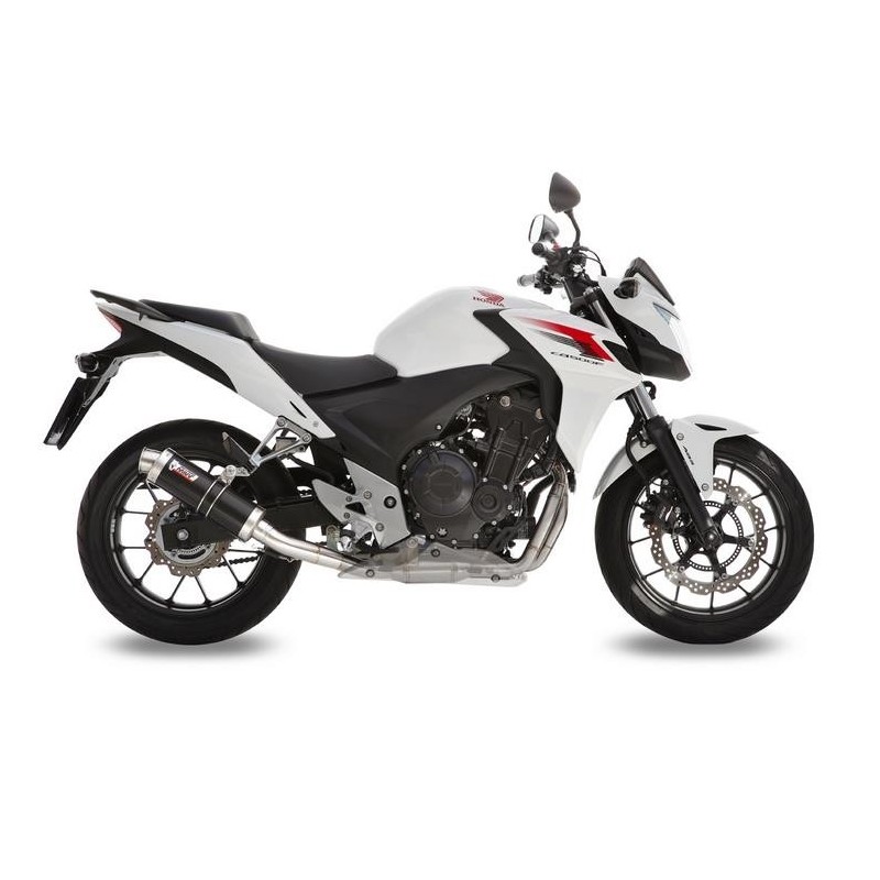 EXHAUST MIVV GP HONDA CB 500 X 2013-2015, APPROVED BLACK