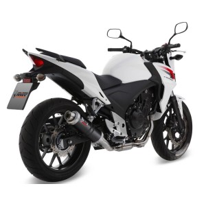 TERMINALE MIVV GP HONDA CB 500 F 2013-2015, OMOLOGATO CARBONIO