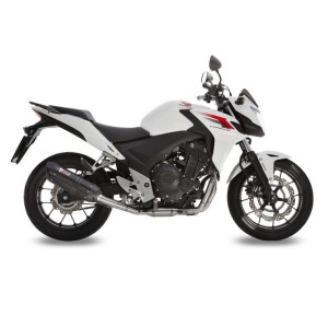 EXHAUST MIVV SUONO HONDA CB 500 F 2013-2015, APPROVED BLACK/CARBON