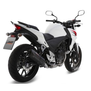 EXHAUST MIVV SUONO HONDA CB 500 F 2013-2015, APPROVED BLACK/CARBON