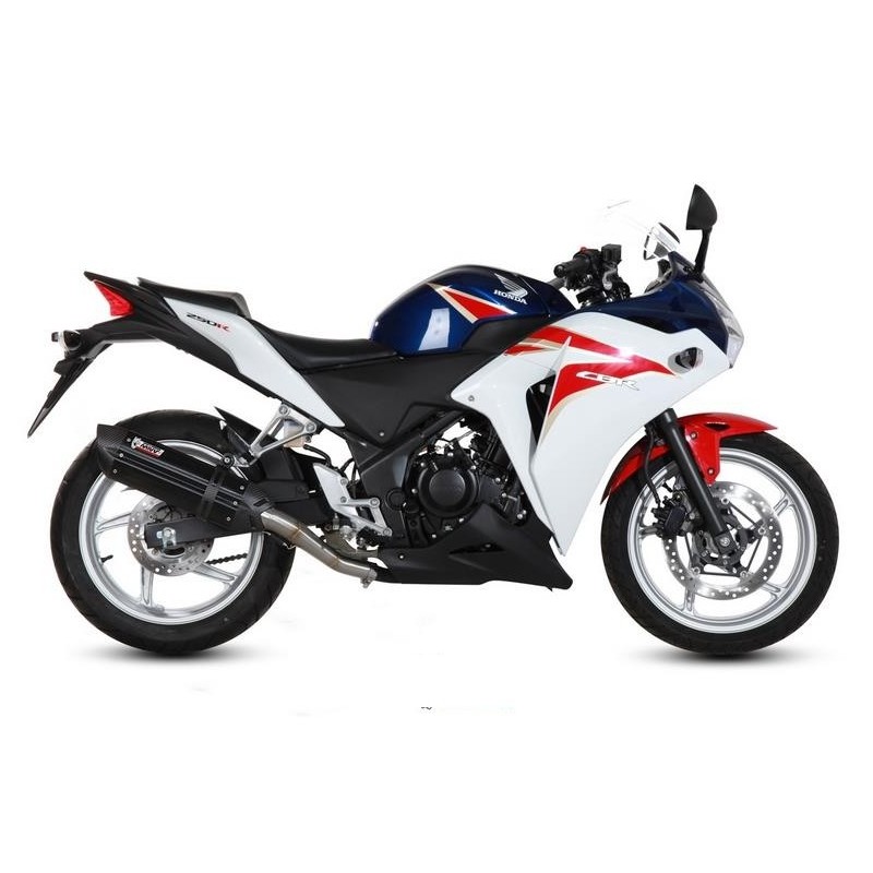 EXHAUST MIVV SUONO FOR HONDA CBR 250 R 2011-2013, DEKAT BLACK/CARBON