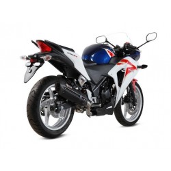 EXHAUST MIVV SUONO FOR HONDA CBR 250 R 2011-2013, DEKAT BLACK/CARBON