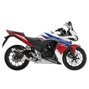 TERMINALE MIVV GP HONDA CBR 500 R 2013-2015, OMOLOGATO BLACK