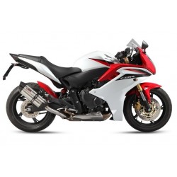 EXHAUST MIVV SUONO HONDA CBR 600 F 2011-2013, APPROVED STEEL/CARBON