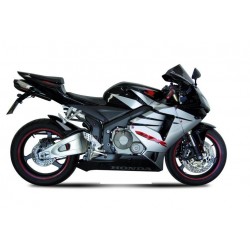 EXHAUST MIVV SUONO FOR HONDA CBR 600 RR 2005-2006, APPROVED BLACK/CARBON