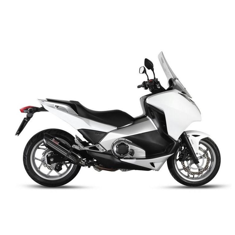 EXHAUST MIVV SUONO HONDA INTEGRA 700 2012-2013, APPROVED BLACK/CARBON