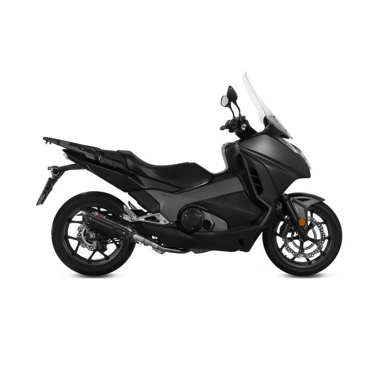 TERMINALE MIVV SUONO HONDA INTEGRA 750 2016-2020, OMOLOGATO BLACK/CARBONIO