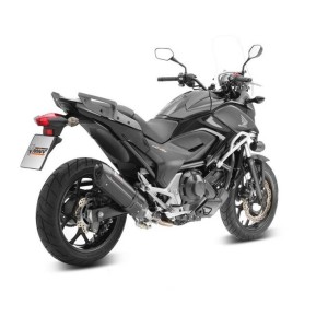 TERMINALE MIVV SUONO HONDA NC 750 S/X 2014-2015, OMOLOGATO BLACK/CARBONIO