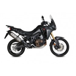 TERMINALE MIVV SPEED EDGE HONDA AFRICA TWIN 1000 2016-2019, OMOLOGATO ACCIAIO/CARBONIO