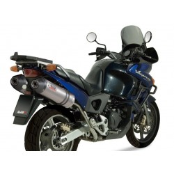 TERMINALE MIVV OVALE HONDA VARADERO 1000 2003-2011, DEKAT TITANIO/CARBONIO