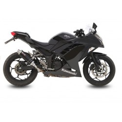 EXHAUST MIVV GP KAWASAKI NINJA 300 2013-2018, APPROVED BLACK