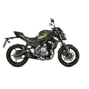 IMPIANTO DI SCARICO COMPLETO MIVV DELTA RACE KAWASAKI Z 650 2017-2019, DEKAT BLACK/CARBONIO