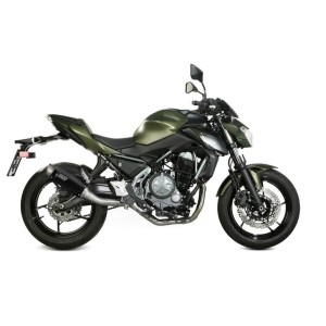 IMPIANTO DI SCARICO COMPLETO MIVV GP PRO KAWASAKI Z 650 2017-2019, DEKAT BLACK PASSAGGIO ALTO