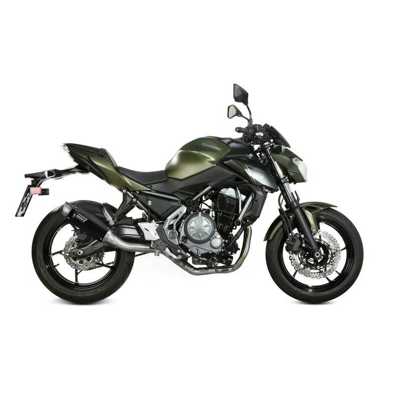COMPLETE EXHAUST SYSTEM MIVV GP PRO KAWASAKI Z 650 2017-2019, DEKAT BLACK HIGH PASS