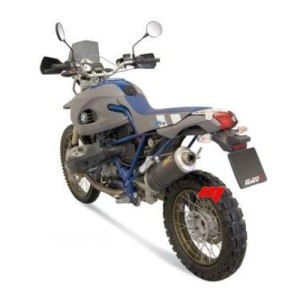 TERMINALE MIVV OVALE BMW HP2 ENDURO, OMOLOGATO CARBONIO