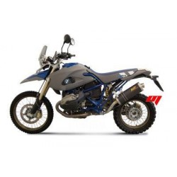 TERMINALE MIVV OVALE BMW HP2 ENDURO, OMOLOGATO TITANIO